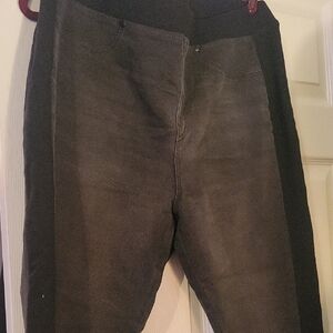 DG2 Distressed Women's Black Trim and Washed Black Pants
